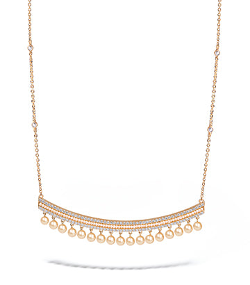 Pearl and Diamond necklace